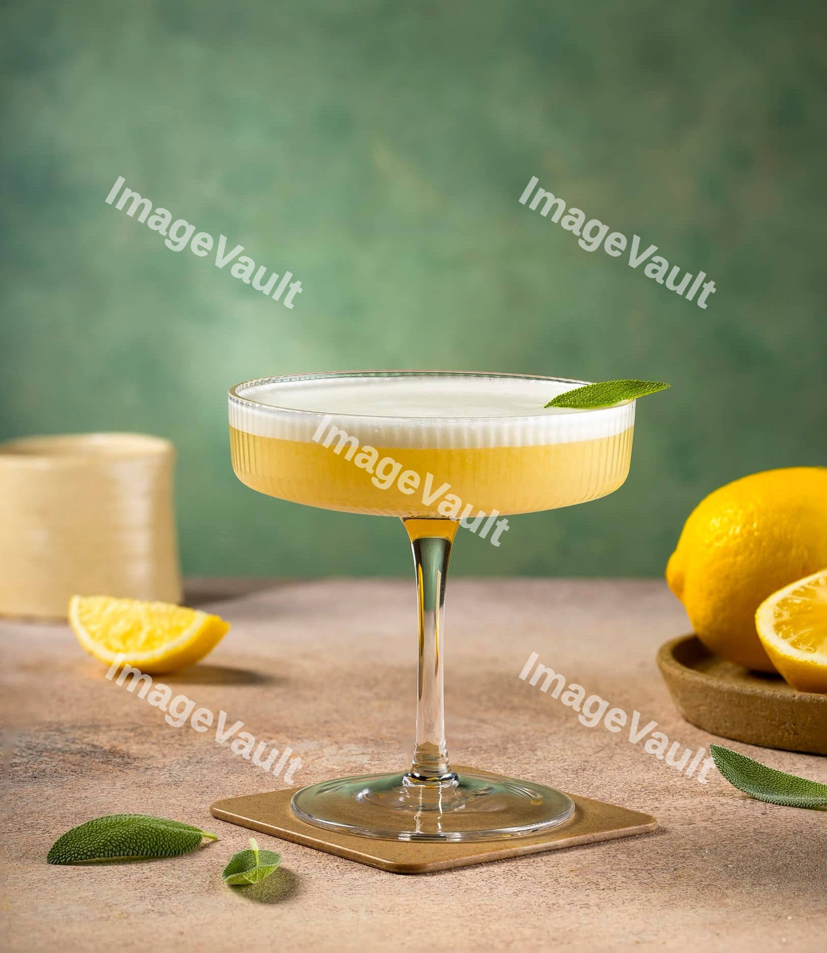 Lemon Panna Cotta cocktail